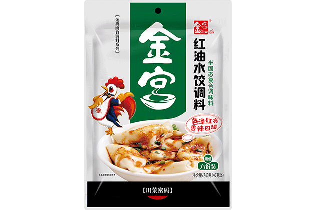 金宫红油水饺调料